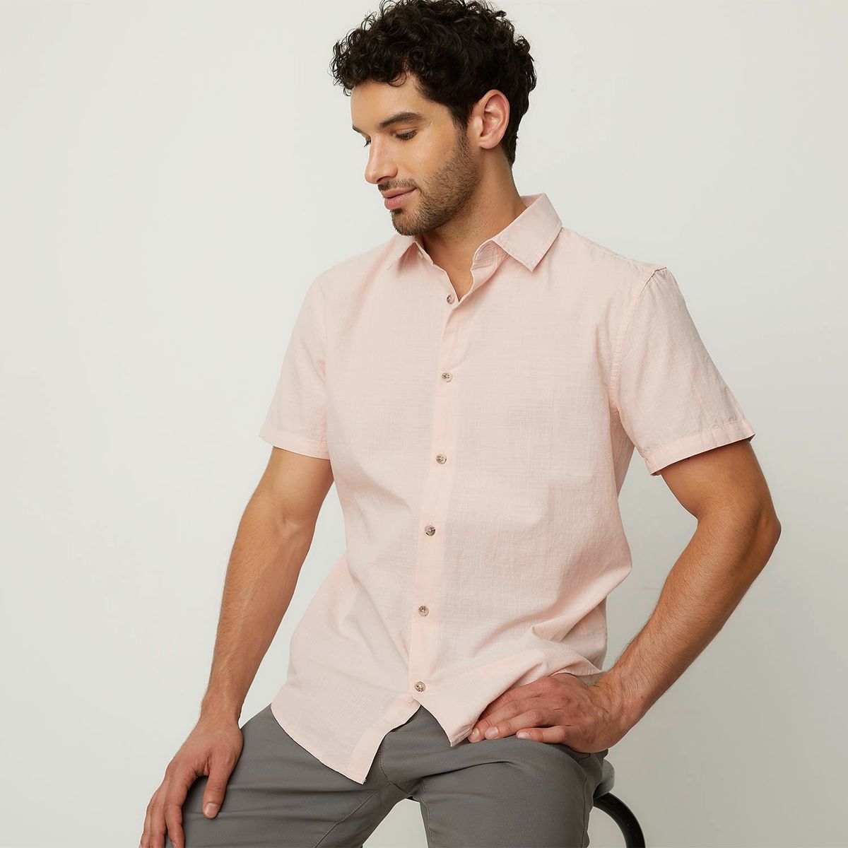 NEWPORT - Camisa Hombre Manga corta Slim Newport