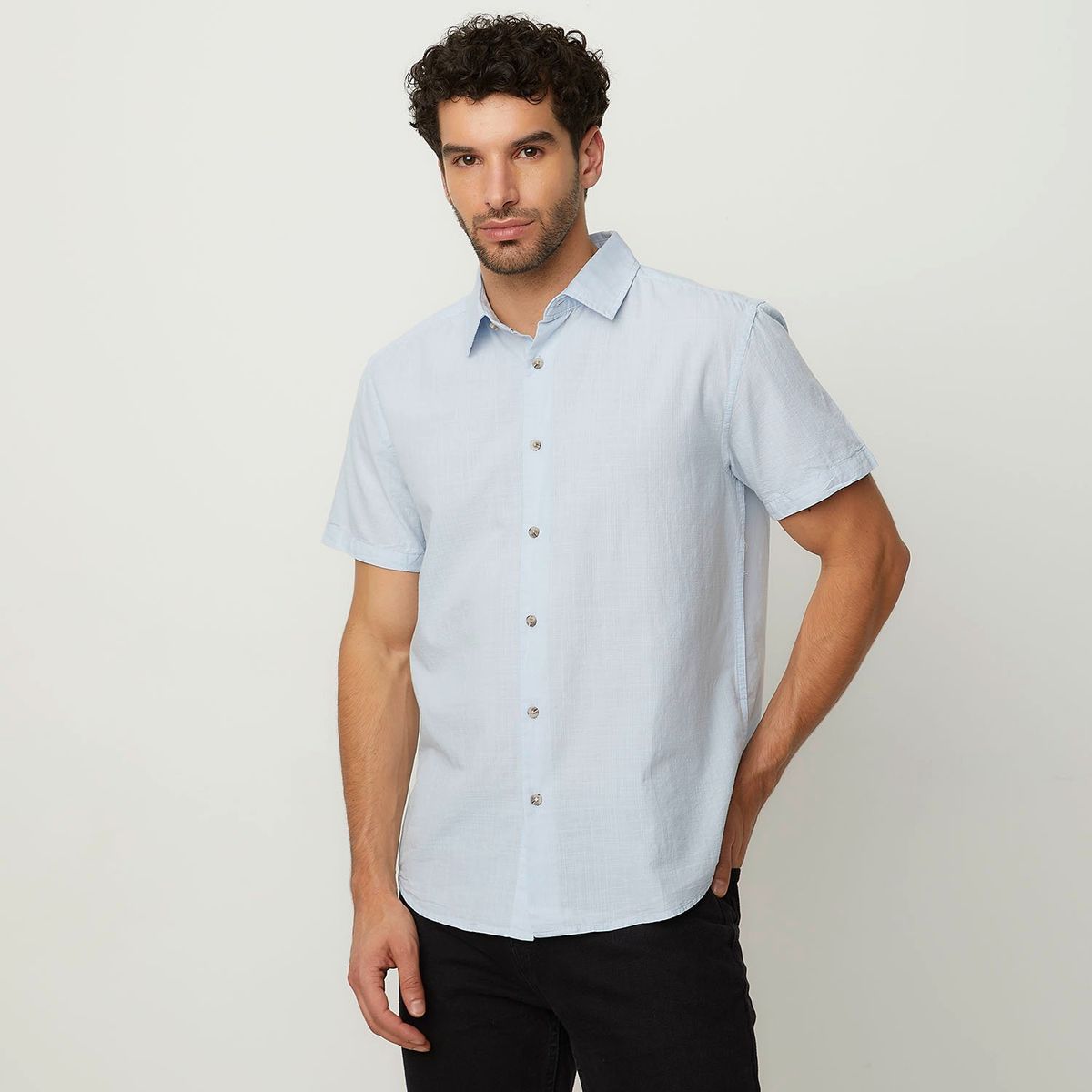 NEWPORT - Camisa Hombre Manga corta Slim Newport