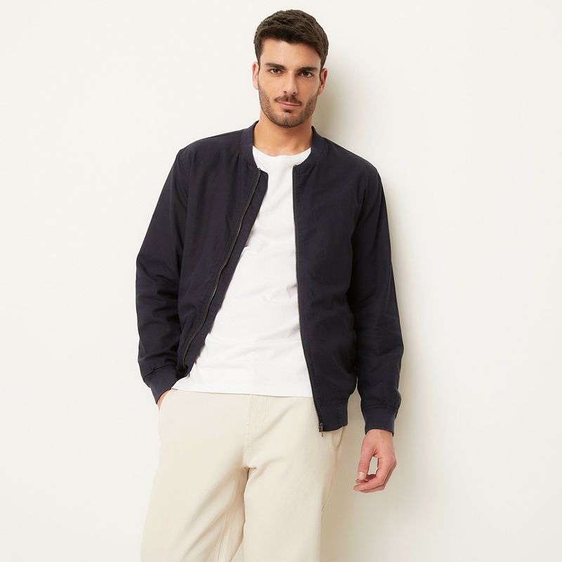 BASEMENT - Chaqueta Hombre de Lino Basement