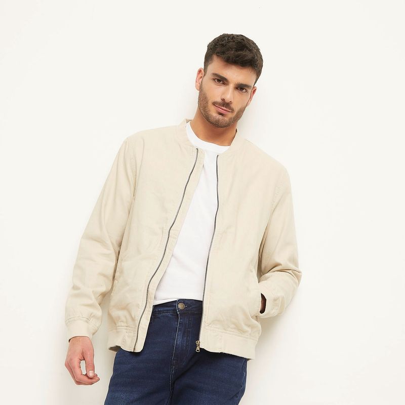 BASEMENT - Chaqueta Hombre de Lino Basement