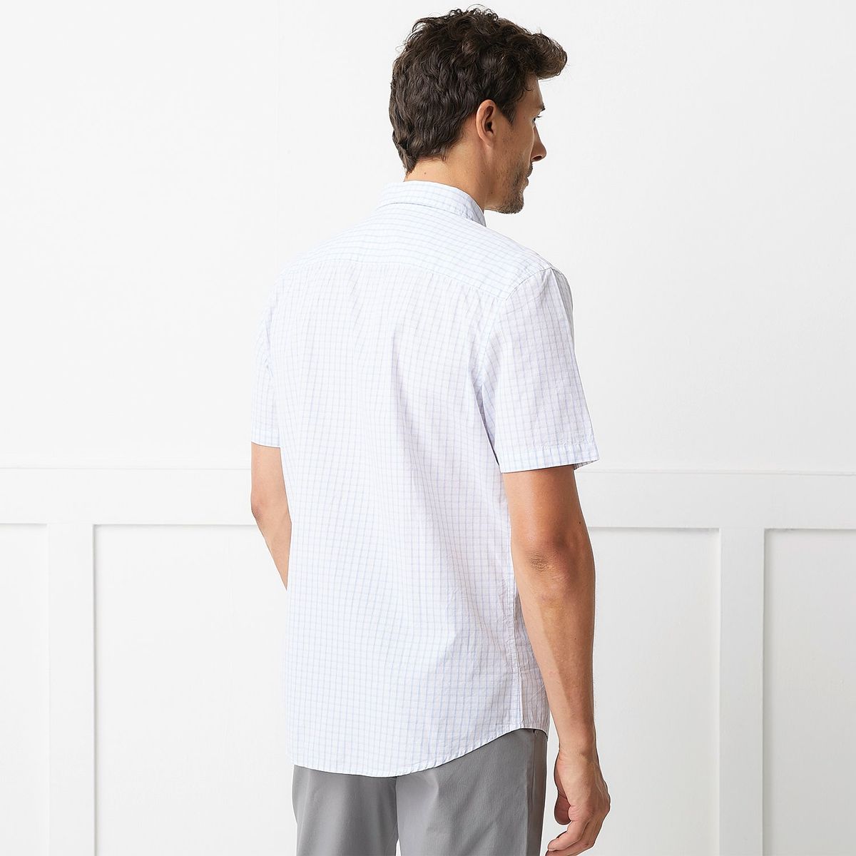 CHRISTIAN LACROIX - Camisa Hombre de Cuadros Manga corta Regular Christian Lacroix