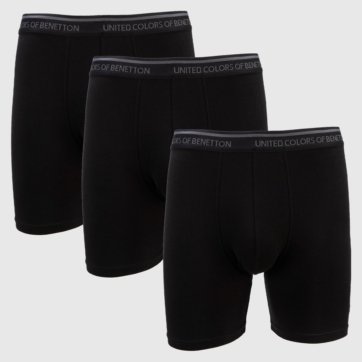 BENETTON - Boxers Hombre Pack de 3 de Algodón Benetton