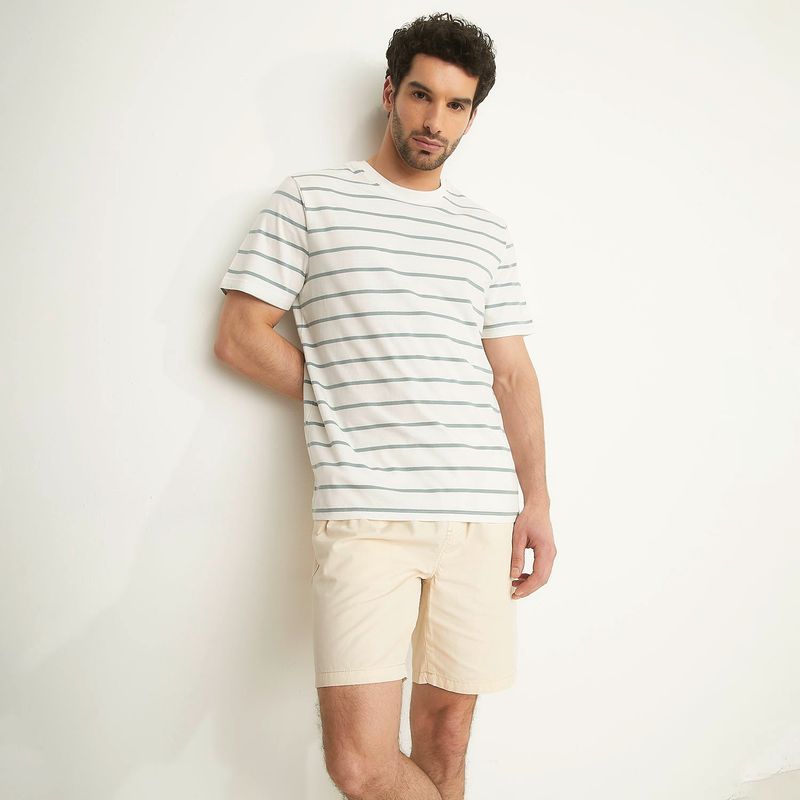 NEWPORT - Camiseta Hombre Manga corta Con Estampado de Algodón Newport