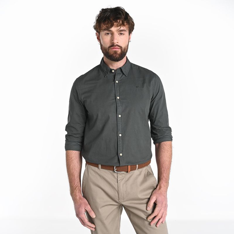 WOLF & HANK - Camisa Hombre Manga larga Slim Wolf & Hank