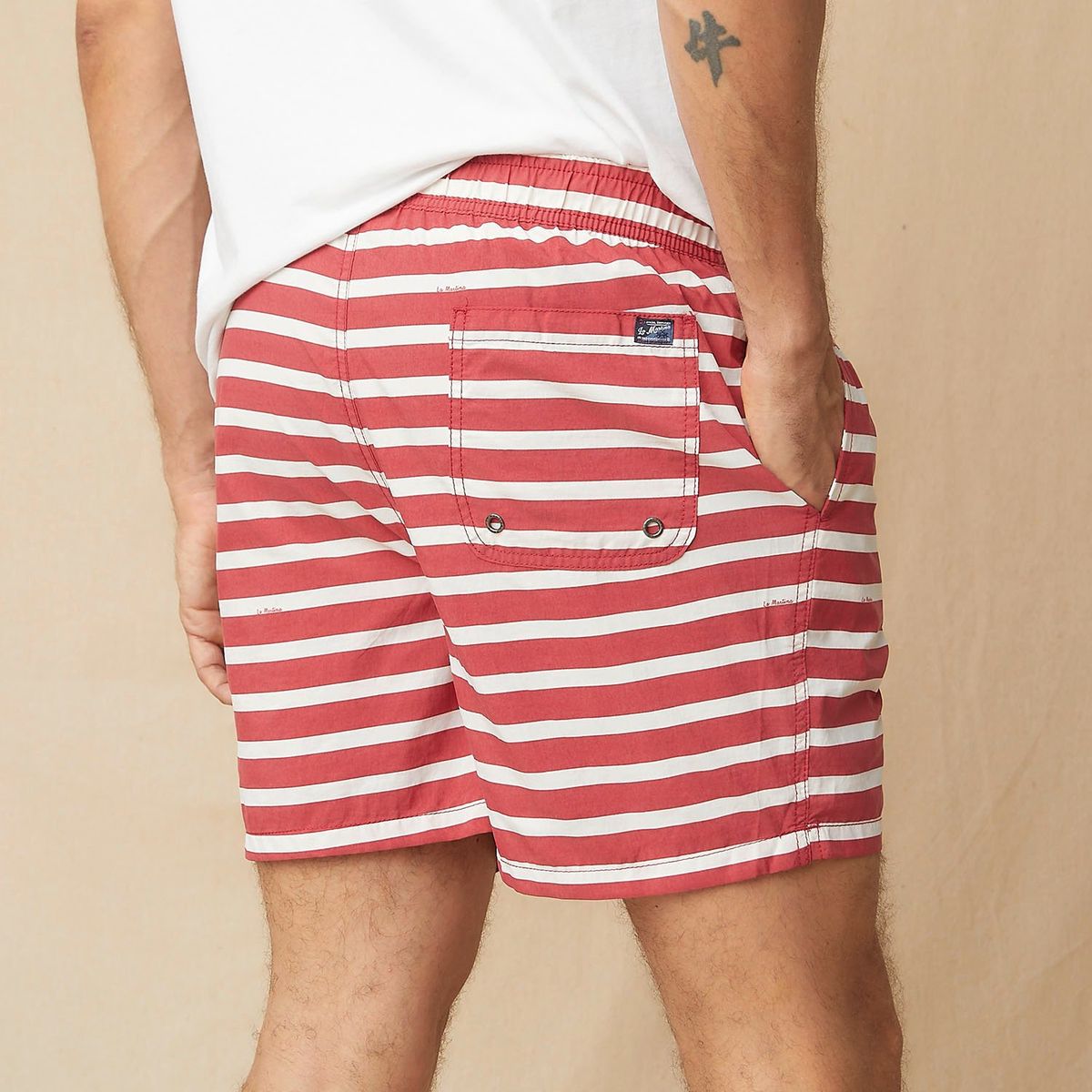 LA MARTINA - Pantaloneta de baño Hombre de Poliamida Con forro La Martina