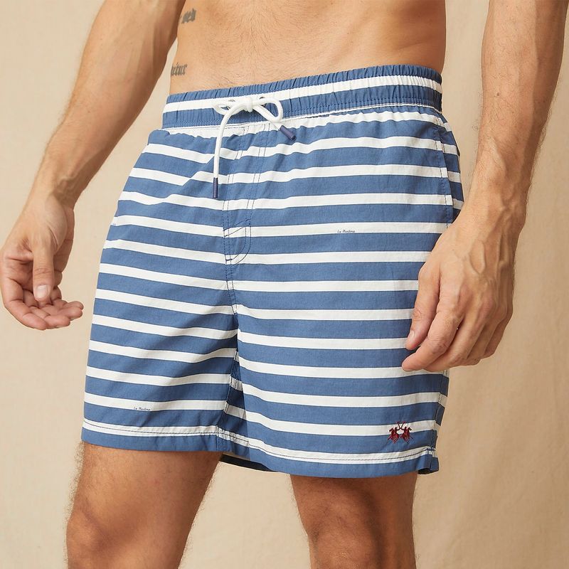 LA MARTINA - Pantaloneta de baño Hombre de Poliamida Con forro La Martina