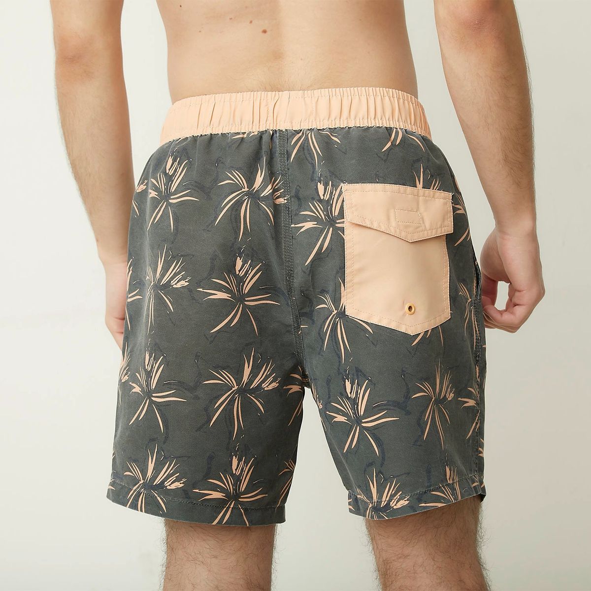 BEARCLIFF - Pantaloneta de baño Hombre con Estampado Con forro Bearcliff