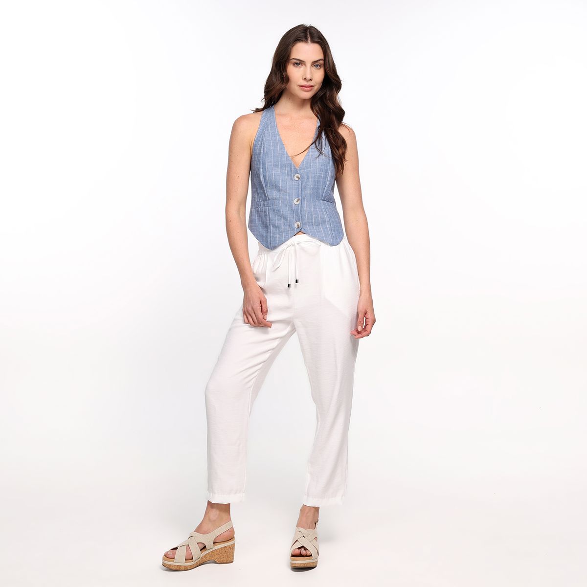 UNIVERSITY CLUB - Sandalias para Mujer con tacón bajo Danitas2 University Club