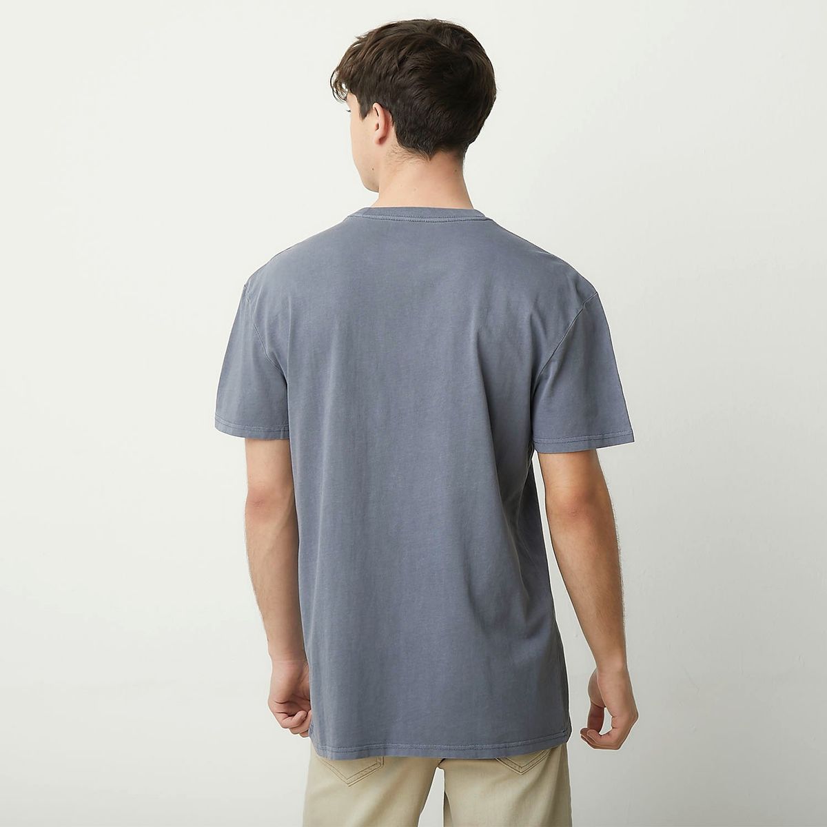 BEARCLIFF - Camiseta Hombre Manga corta Con Estampado de Algodón Bearcliff