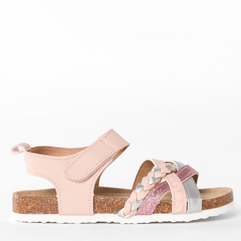 YAMP - Sandalias Yamp Bk Braid para Niña con Velcro