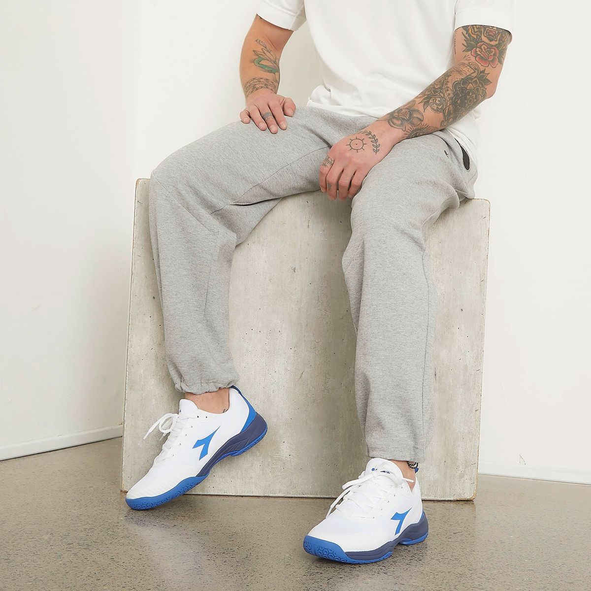 DIADORA - Tenis Diadora Hombre para jugar Tenis Pad-Omni