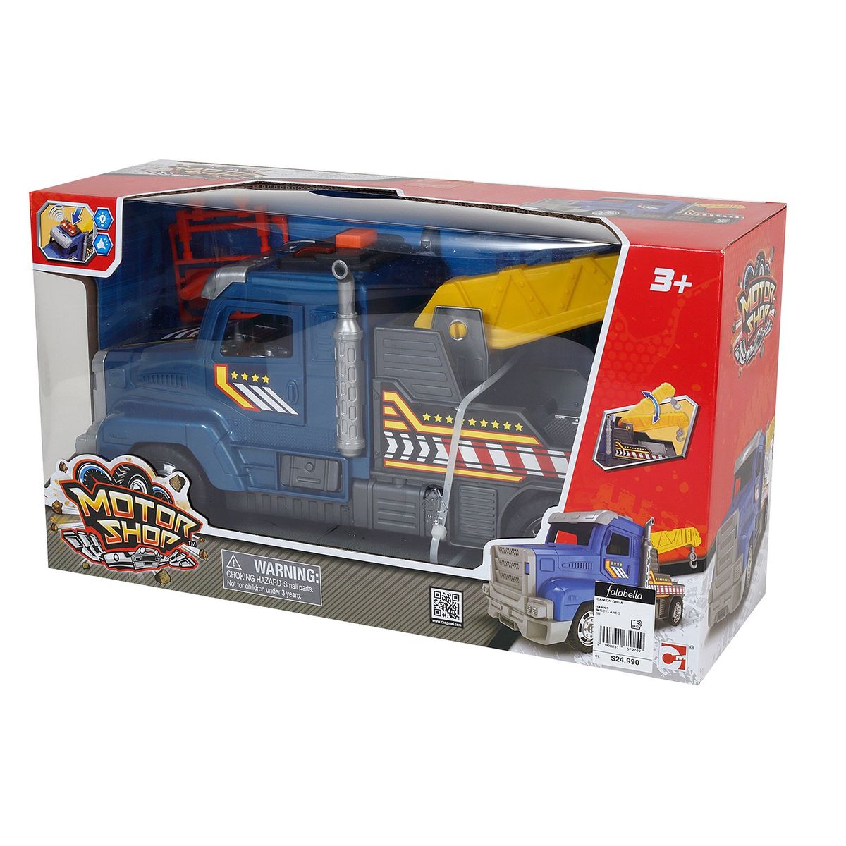  - Camión Grua de juguete, incluye accesorios 