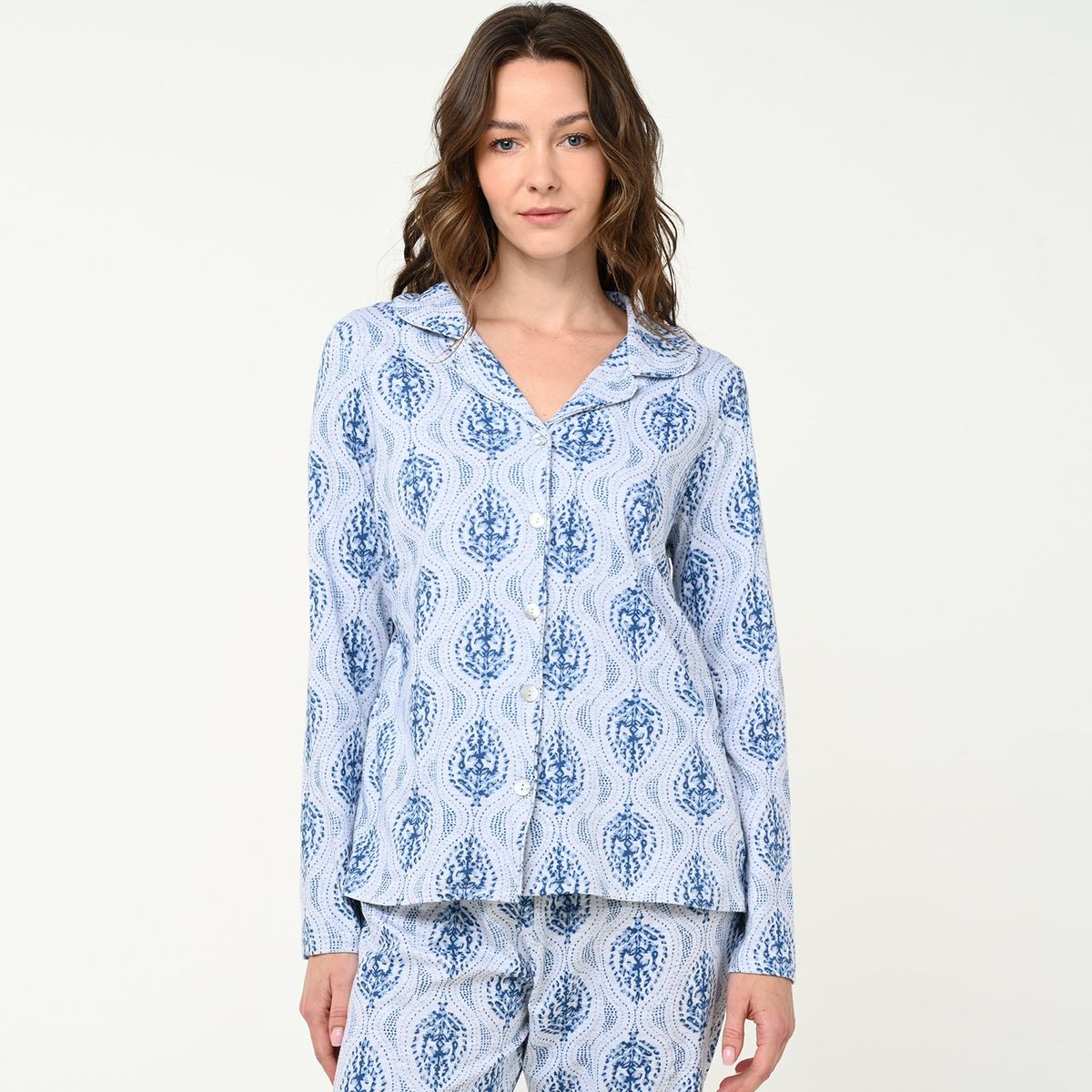 SOUTHLAND - Conjunto pijama mujer pantalón y manga larga Southland