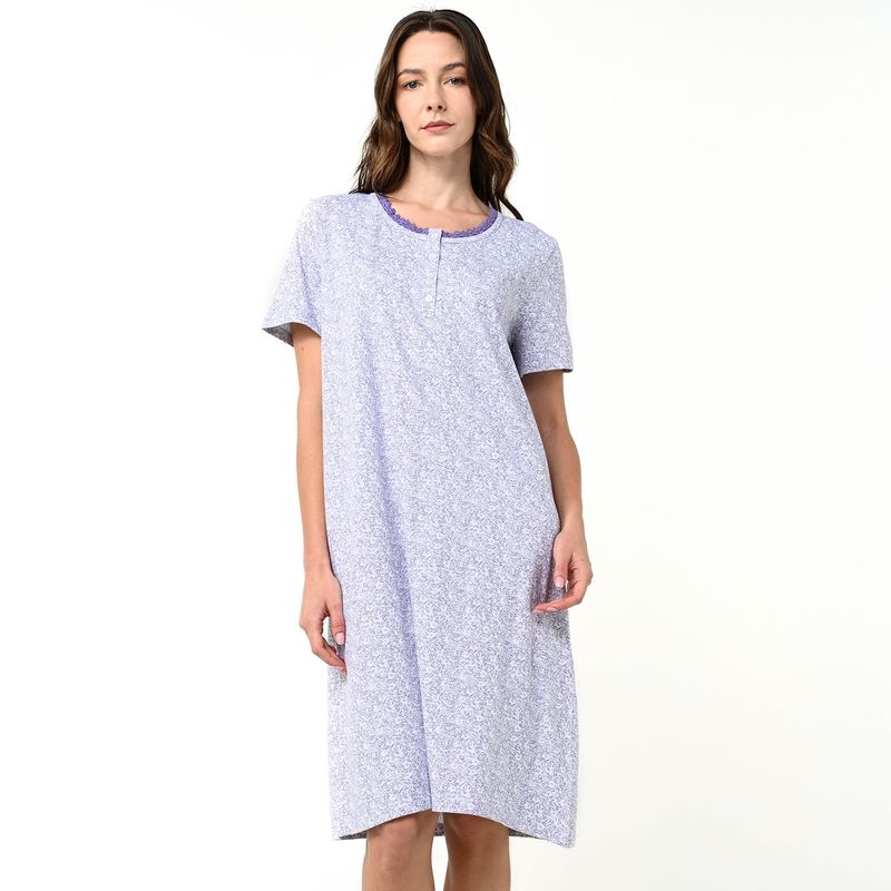 SOUTHLAND - Camisa de dormir Mujer Corto Manga corta Algodón Southland