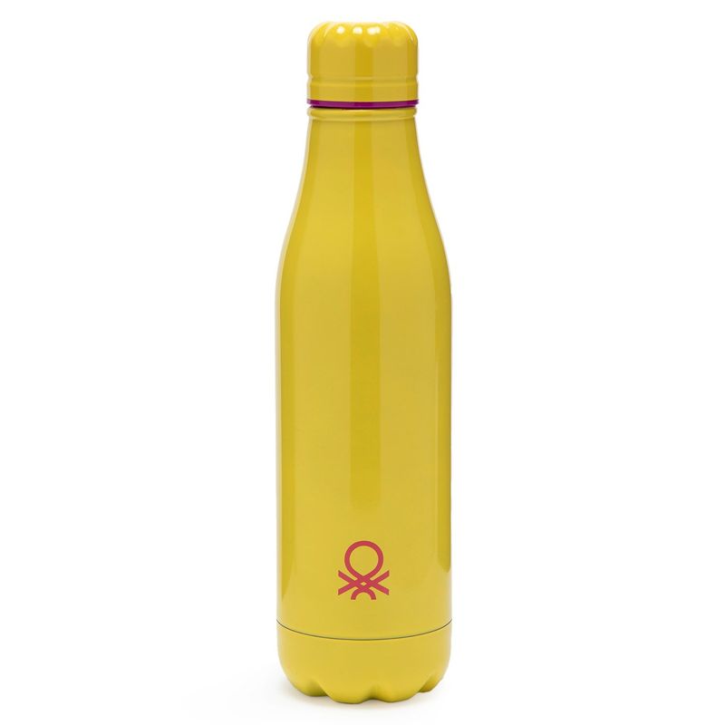 BENETTON - Termo Benetton: 500 ml Brillante Acero inoxidable