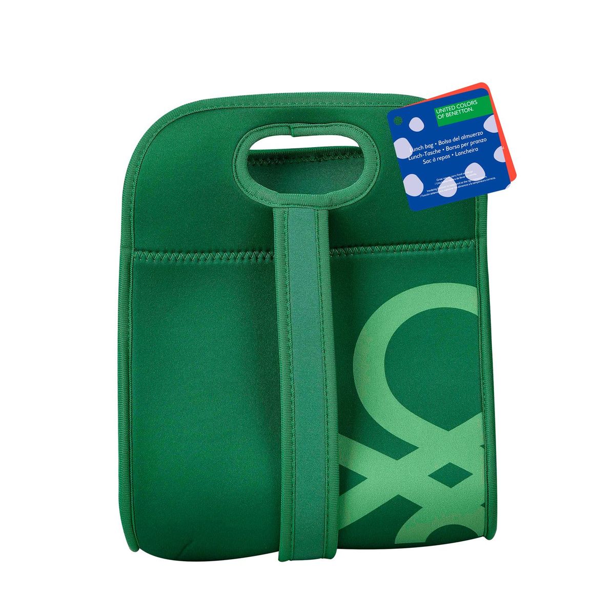 BENETTON - Lonchera Neopreno 27 x 14 cm