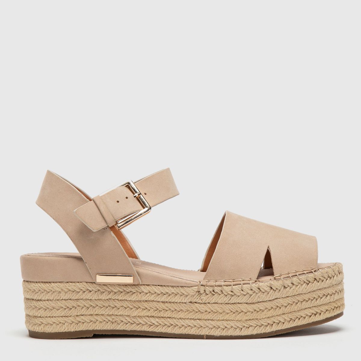 BASEMENT - Sandalias Mujer con plataforma baja Franny 3 Basement Nude