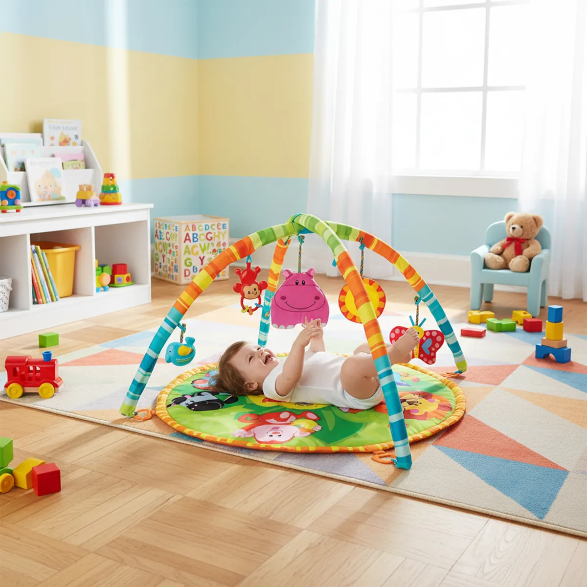 WINFUN - Gimnasio para bebé didáctico Winfun: Jungla en casa