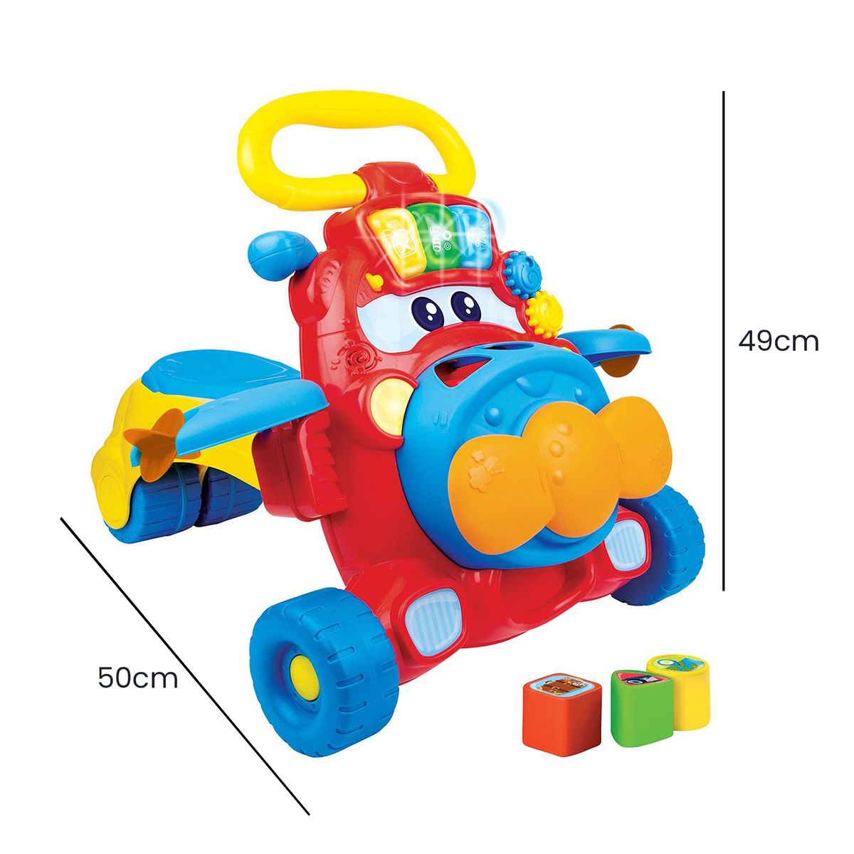 WINFUN - Juguete para bebé didáctico Winfun: Correpasillos avión caminador