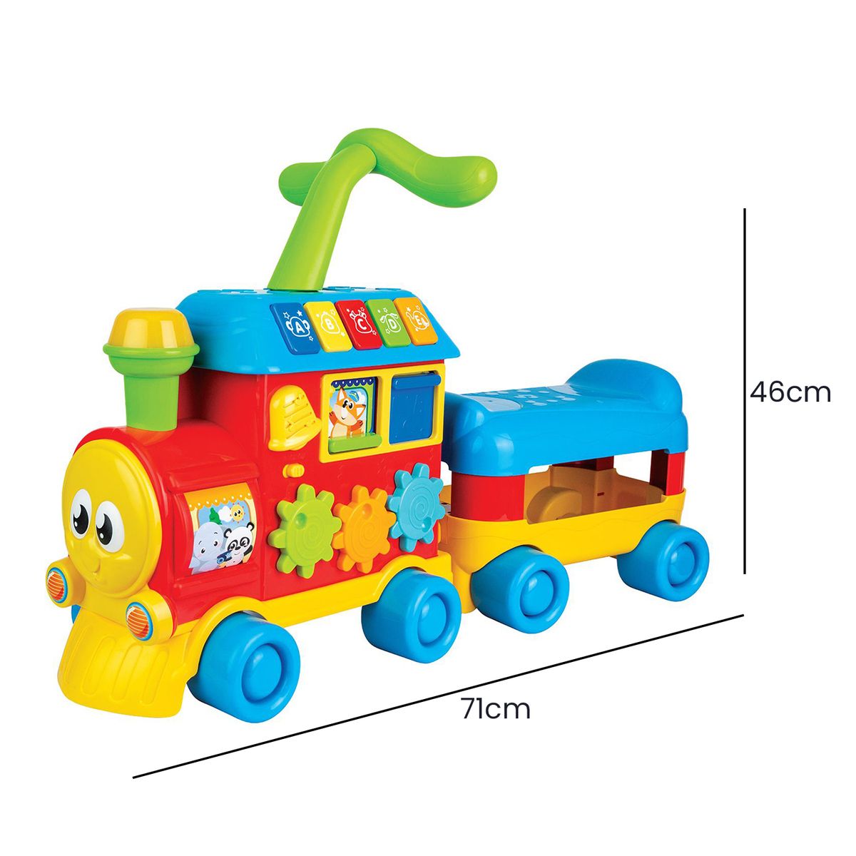 WINFUN - Juguete para bebé didáctico Winfun: Correpasillos y tren caminador