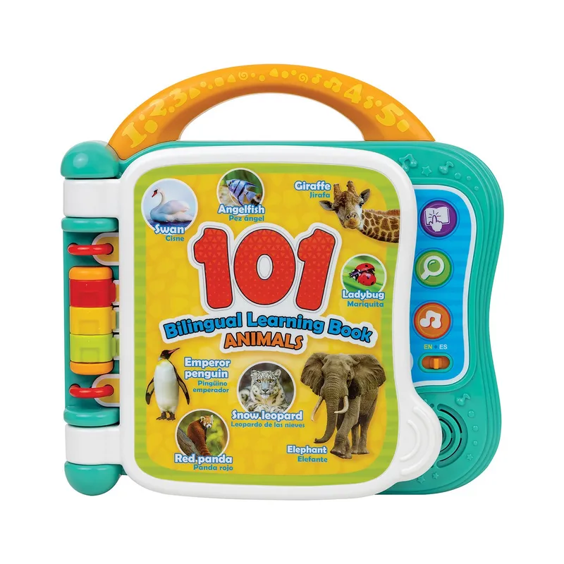 WINFUN - Libro para bebé interactivo Aprende los animales Winfun
