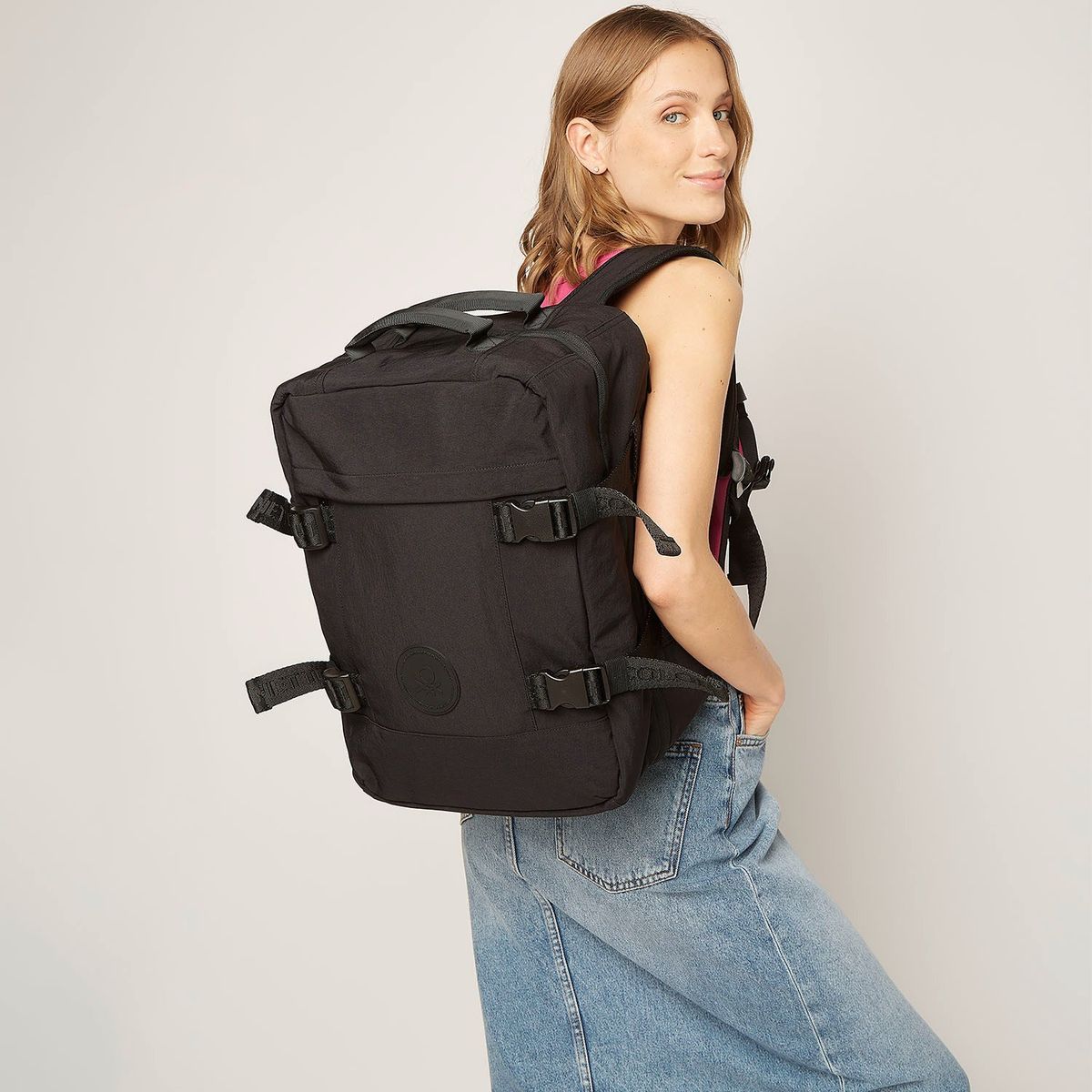 BENETTON - Morral de viaje Benetton multifuncional Morral viajero