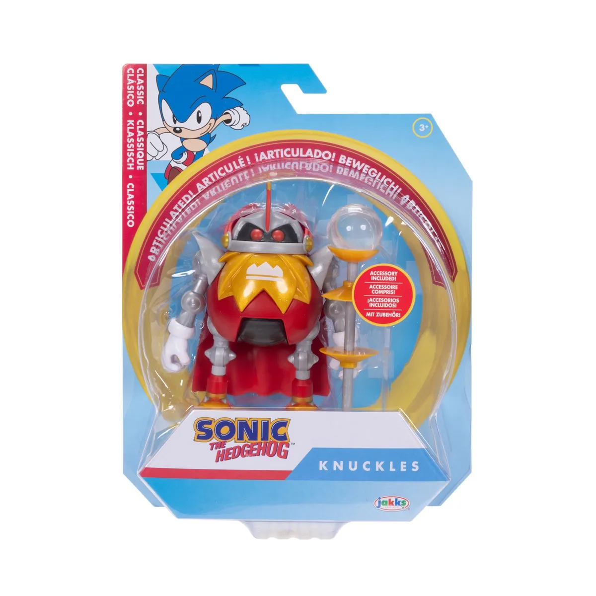  - Figura de acción Sonic Sonic - 4" Classic Super Sonic With Red Spring 