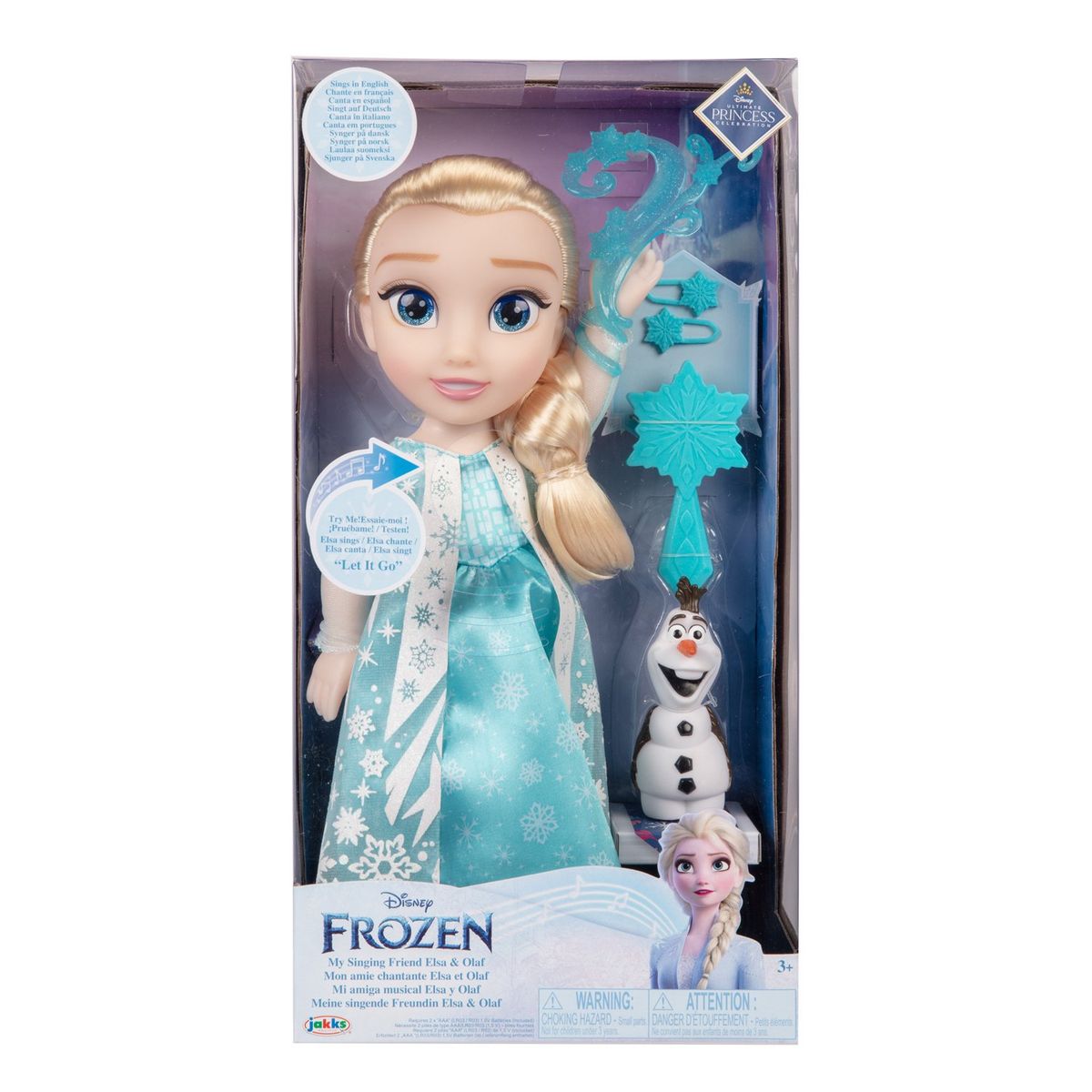 DISNEY - Muñeca Princesa Elsa Frozen Disney Princess