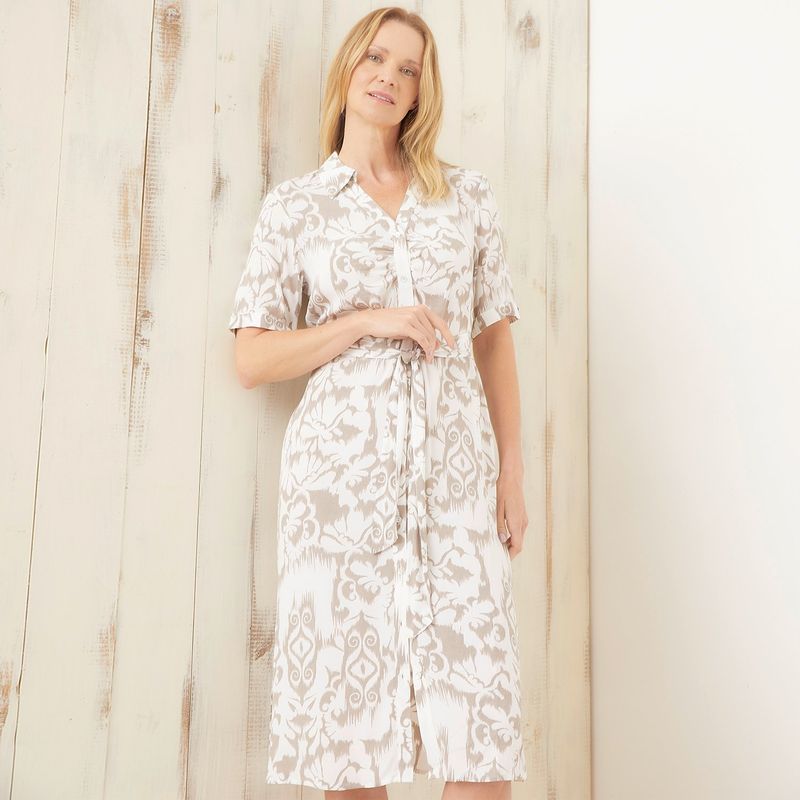 SOUTHLAND - Vestido Mujer Medio Animal print Southland