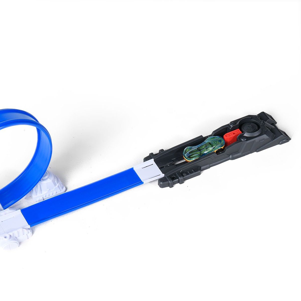 KIDS N PLAY - Pista de carros de juguete escape del Cocodrilo. Incluye 1 auto de aluminio