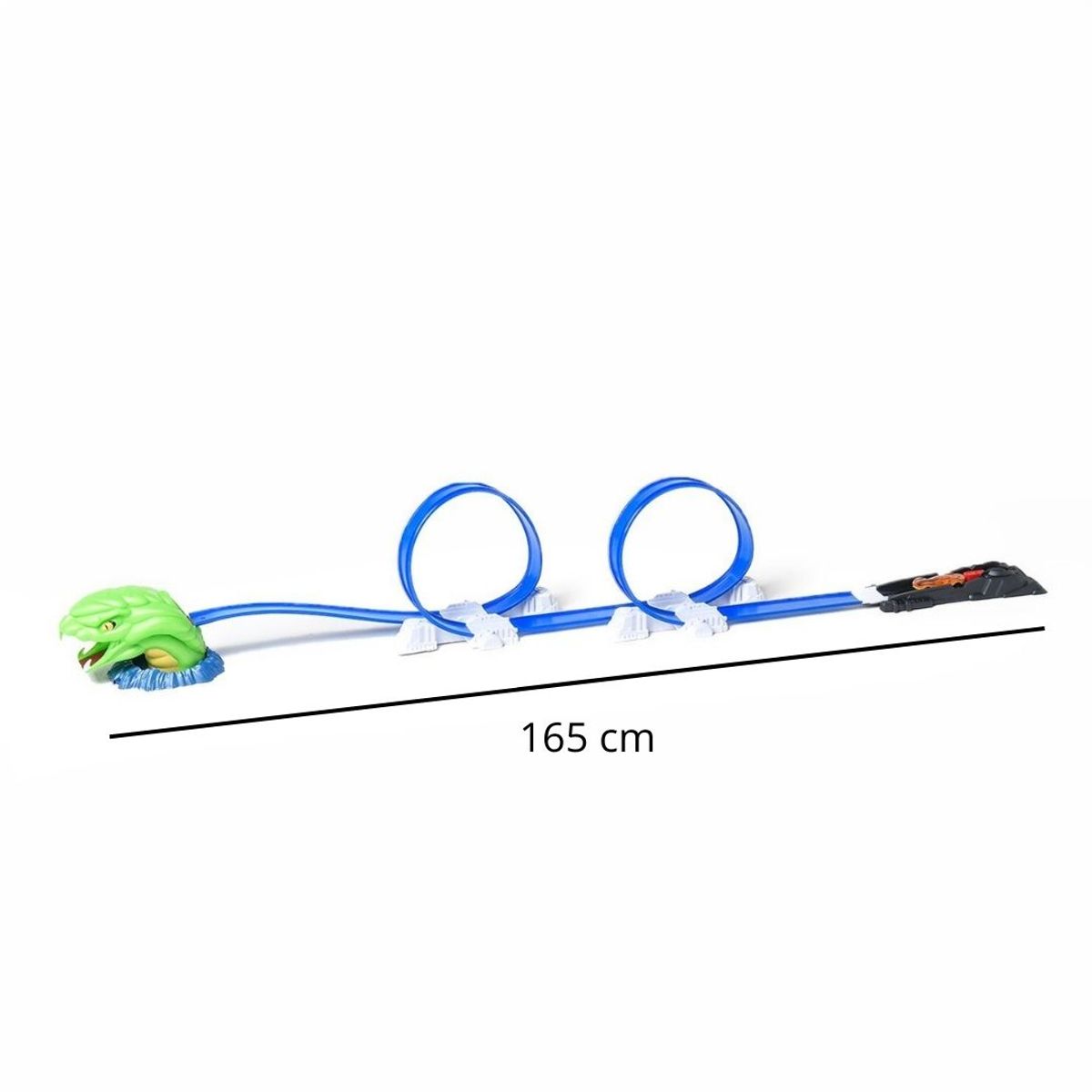 KIDS N PLAY - Pista de carros de juguete escape de la Cobra, Incluye 1 carros de aluminio