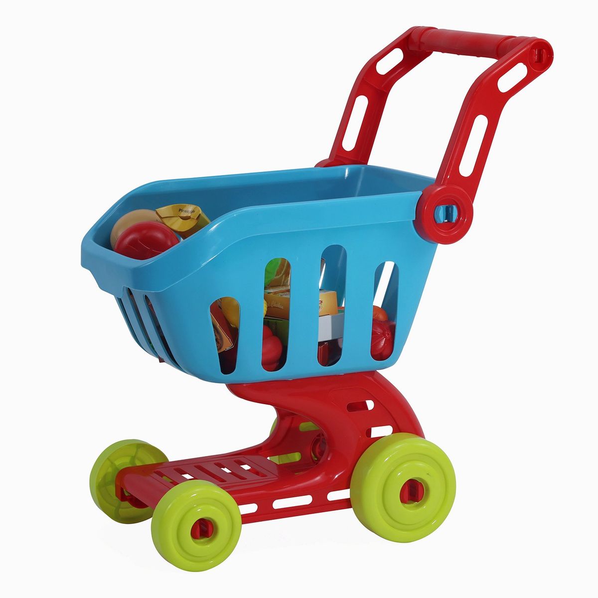 KIDS N PLAY - Carrito de supermercado de juguete para niños con accesorios