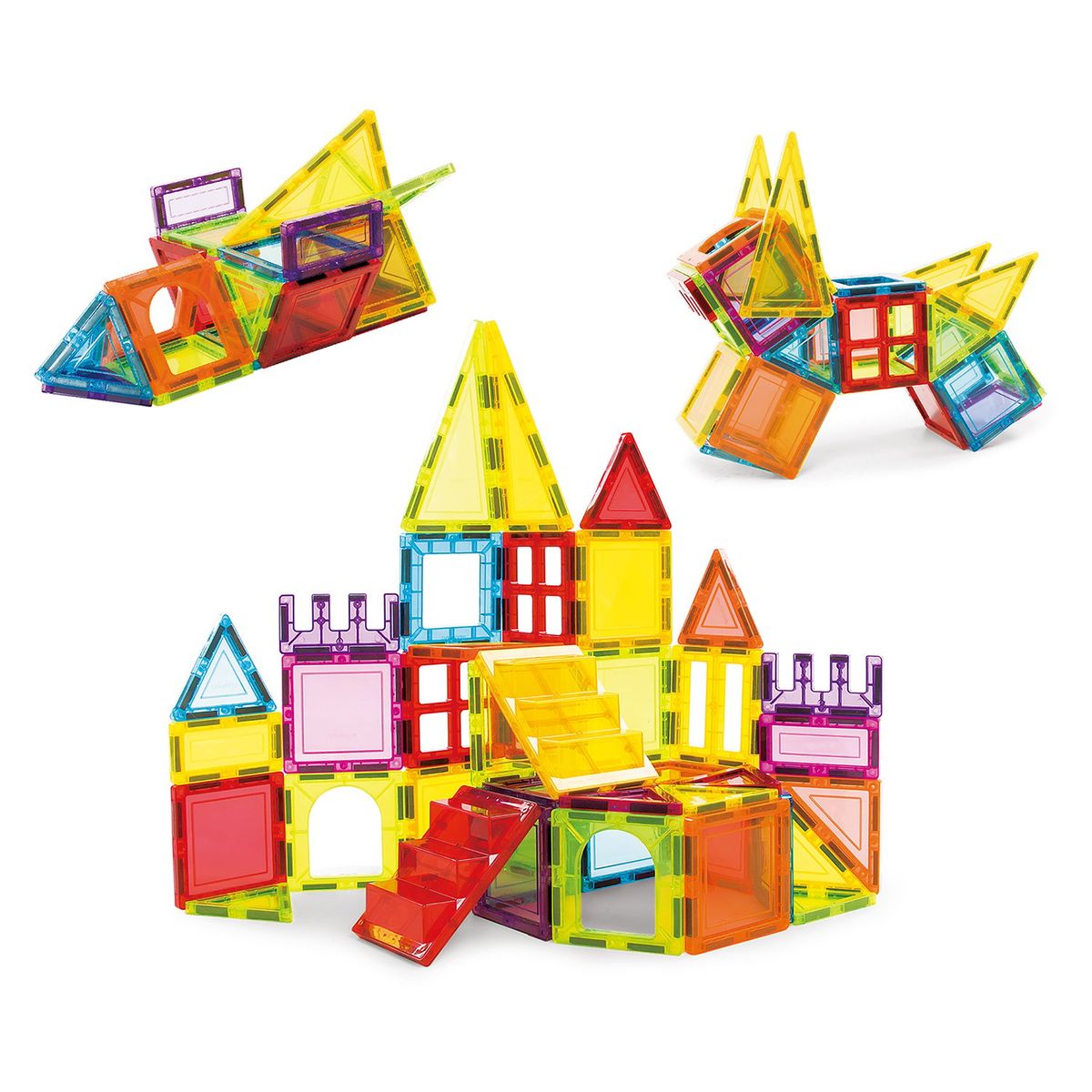  - Juguete de construcción Bloques magnéticos para niños. Incluye 42 piezas