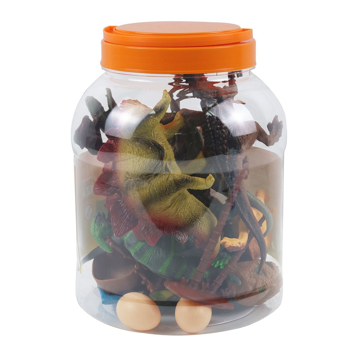 KIDS N PLAY - Set Dinosaurios de juguete. Incluye 19 piezas 