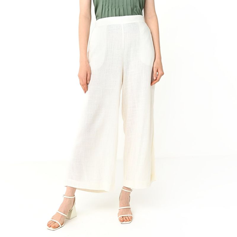 BASEMENT - Pantalón Culotte Mujer Tiro alto Basement