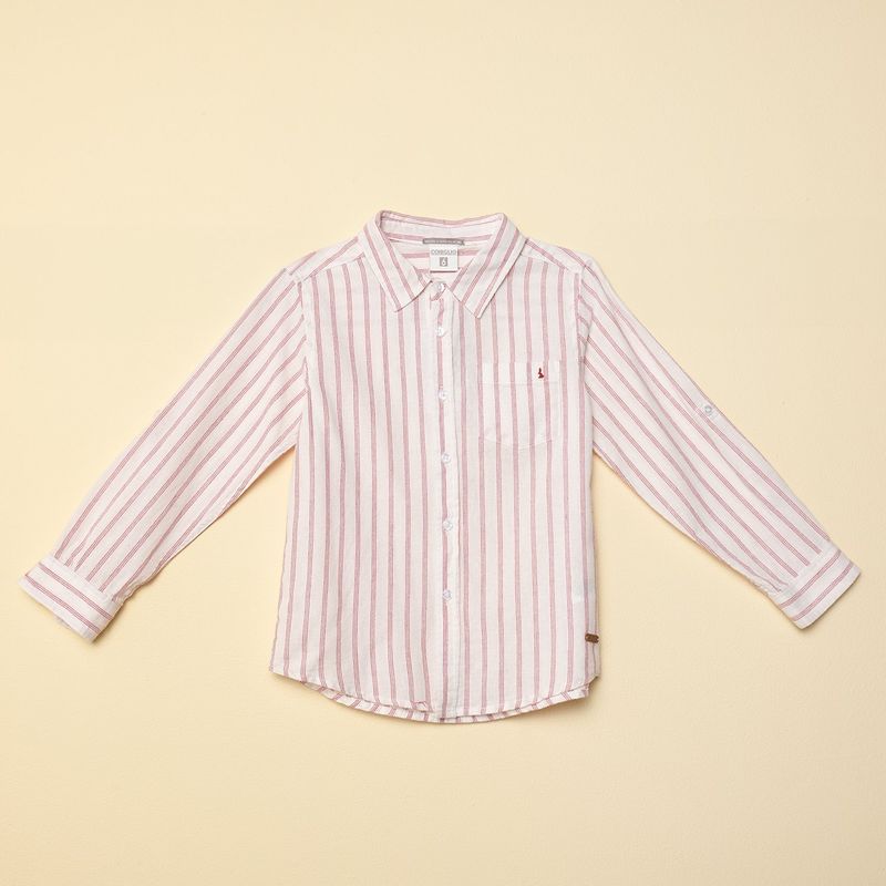 CONIGLIO - Camisa Niño de Rayas Manga larga Algodón Coniglio