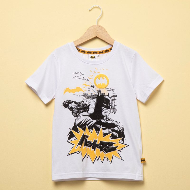 - Camiseta Niño Manga corta en Algodón Batman