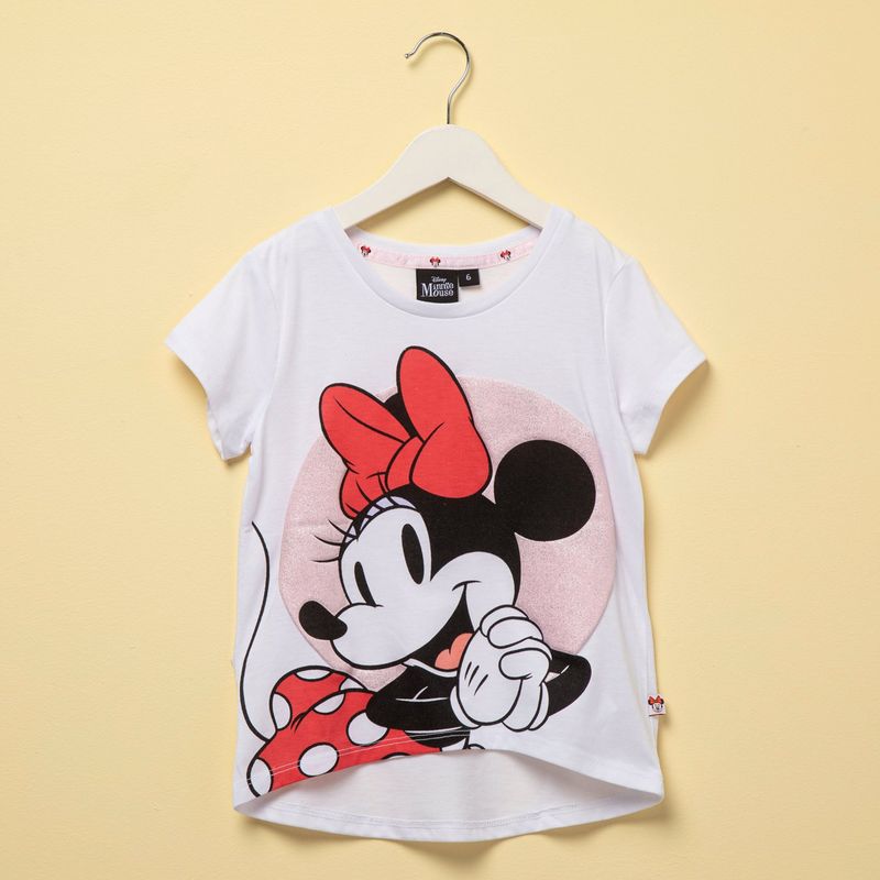 MINNIE - Camiseta Niña Manga corta en Algodón Minnie