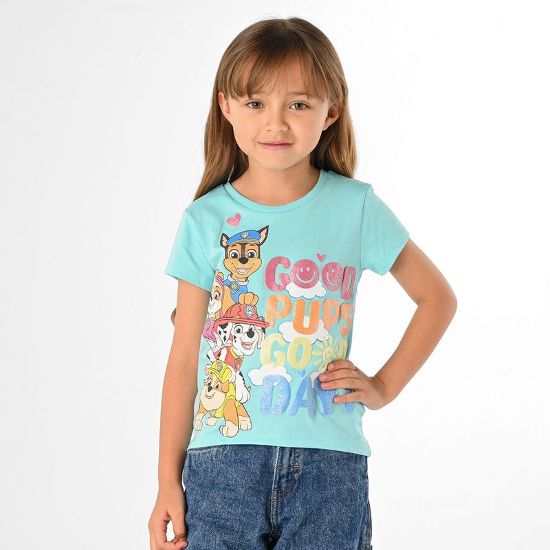 PAW PATROL - Camiseta Niña Manga corta Algodón Paw Patrol