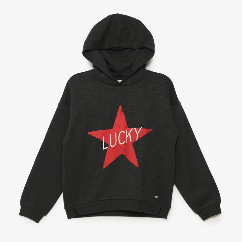 ELV - Saco para Niña con Estampado con capucha ELV
