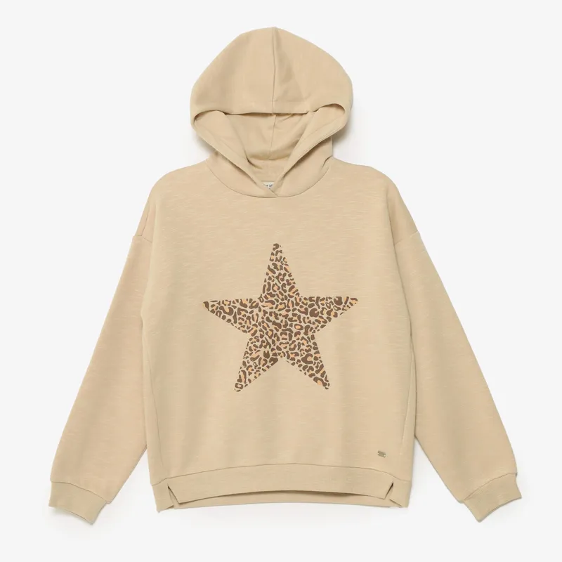 ELV - Saco para Niña con Estampado con capucha ELV