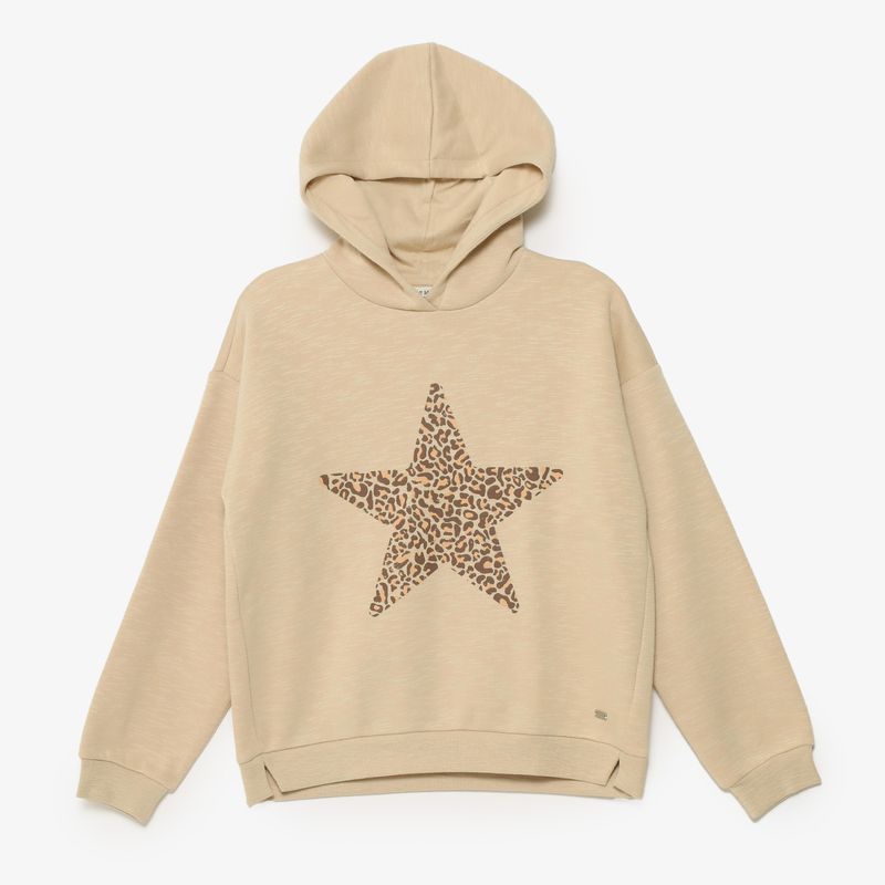 ELV - Saco para Niña con Estampado con capucha ELV