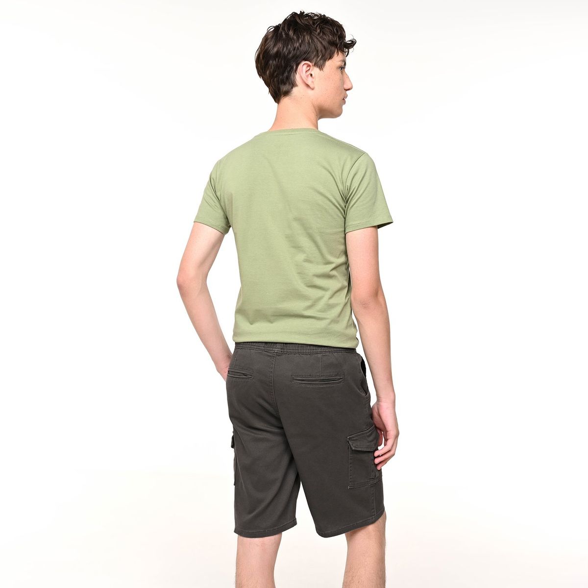 FEDERATION - Bermuda Niño con Estampado Cintura elásticada Algodón Federation