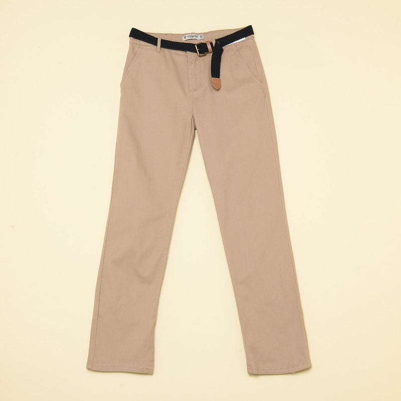 FEDERATION - Pantalón Niño Con cinturón de Algodón Federation
