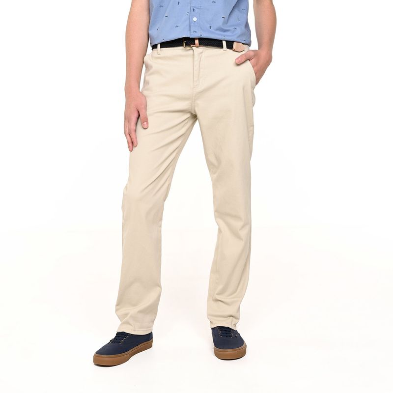FEDERATION - Pantalón Niño Con cinturón de Algodón Federation