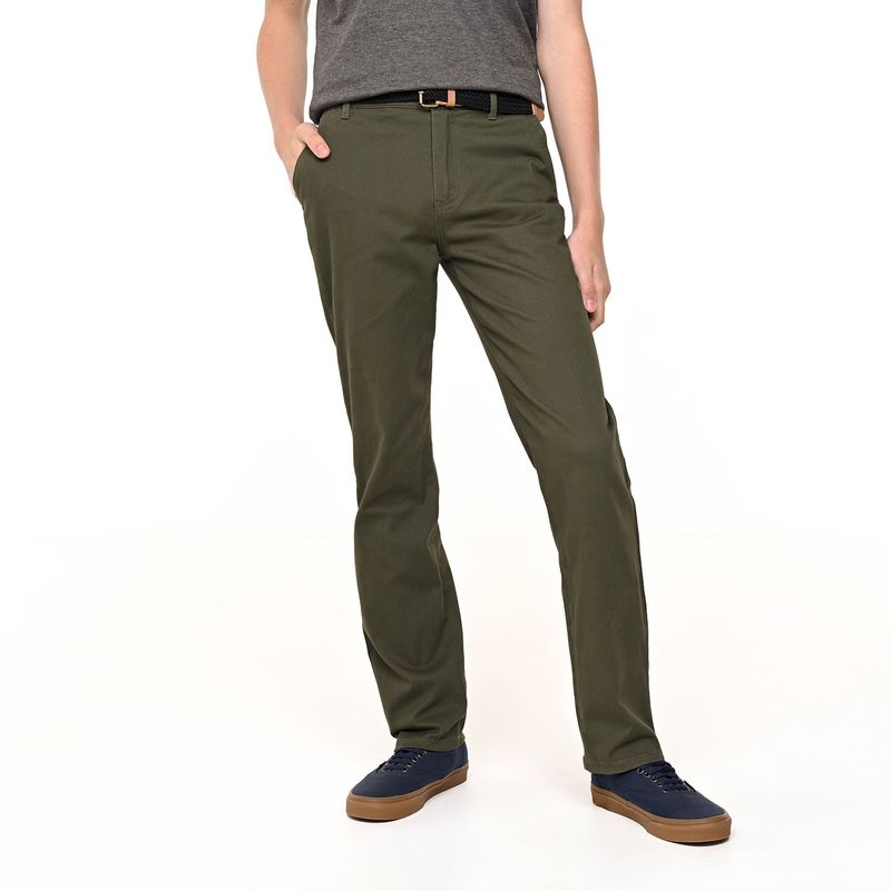 FEDERATION - Pantalón Niño Con cinturón de Algodón Federation