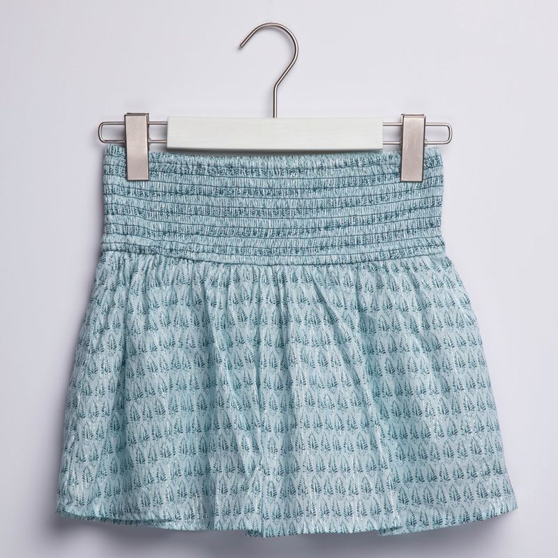 ELV - Falda para Niña cintura elasticada de Algodón ELV