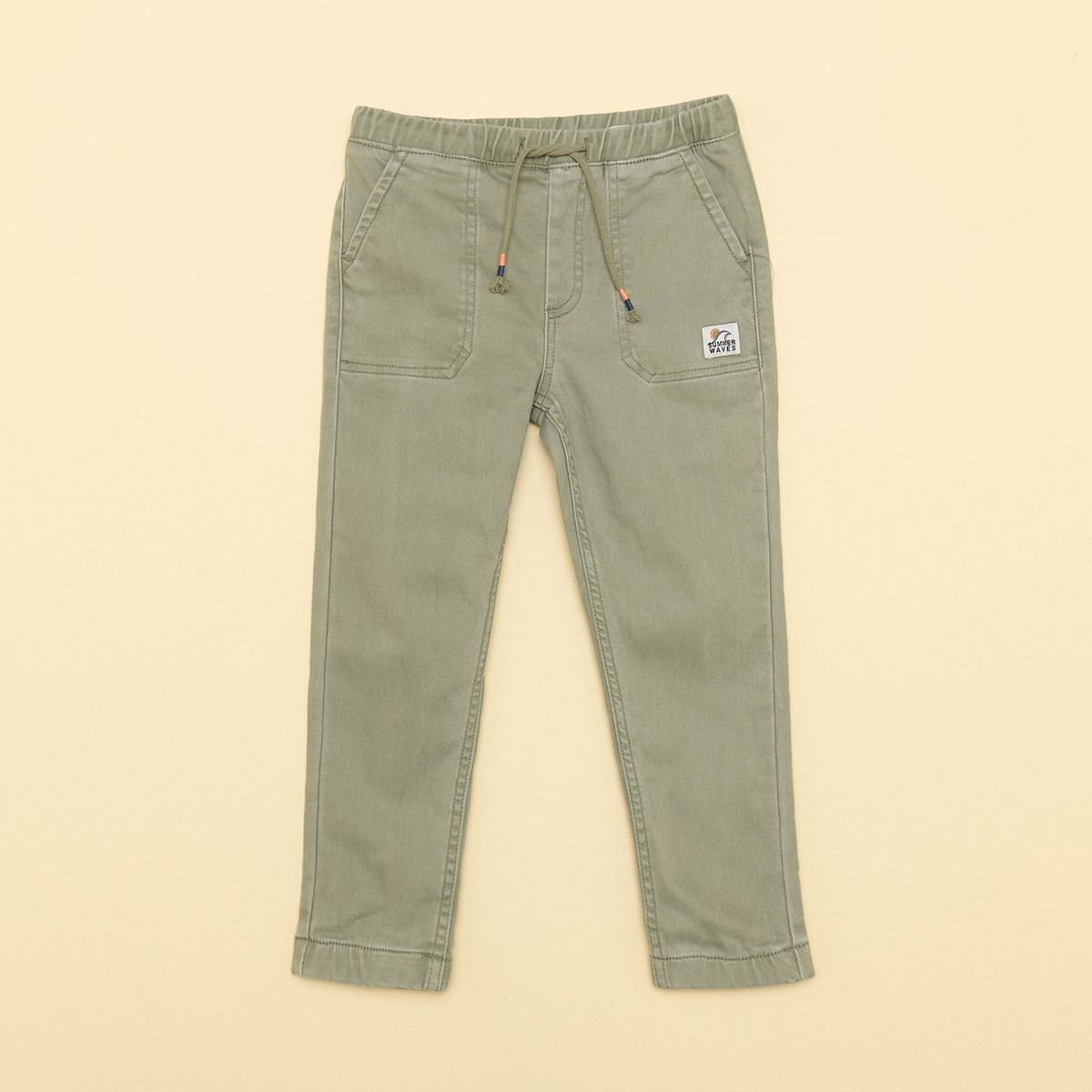 YAMP - Pantalón Niño Cintura elásticada de Algodón Yamp
