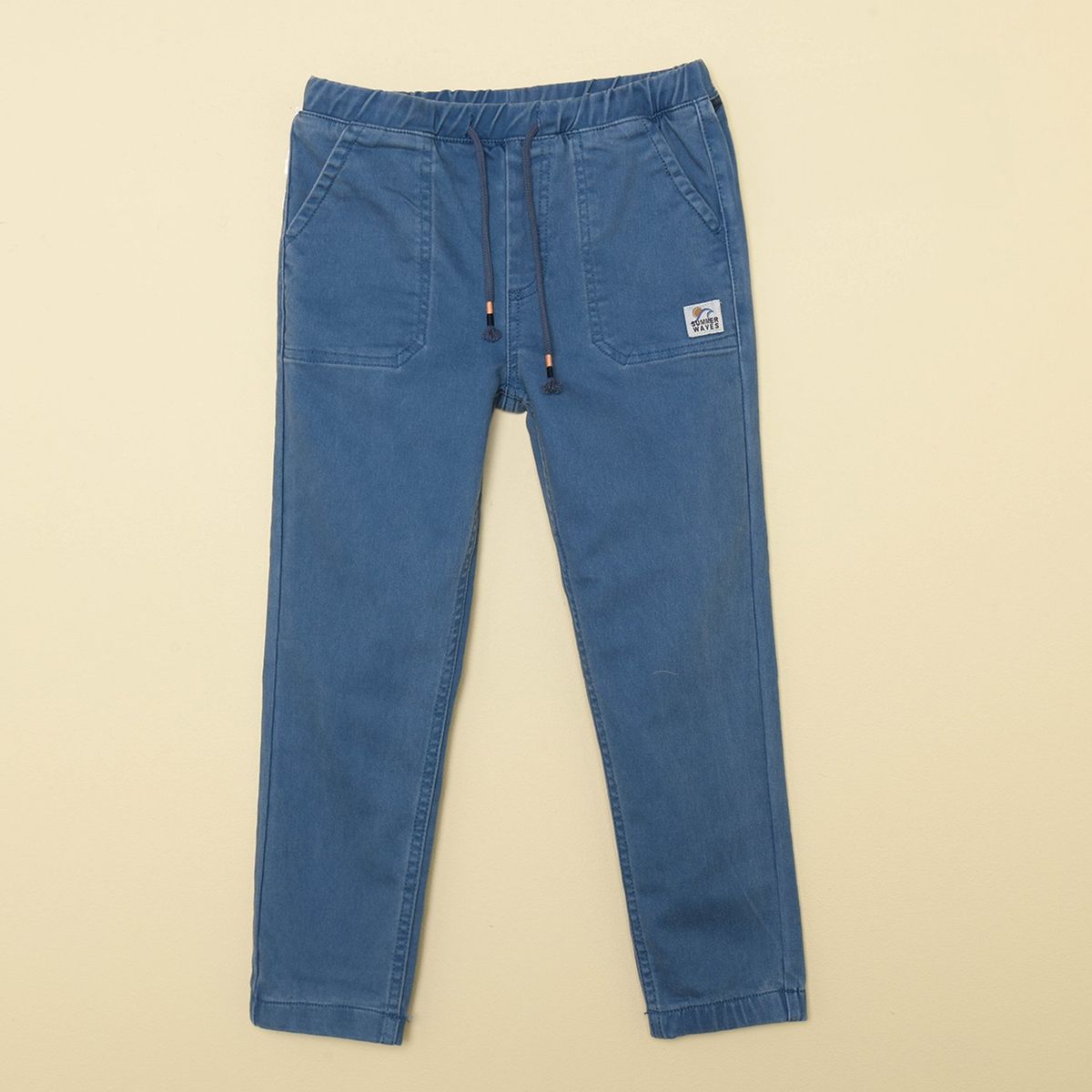YAMP - Pantalón Niño Cintura elásticada de Algodón Yamp