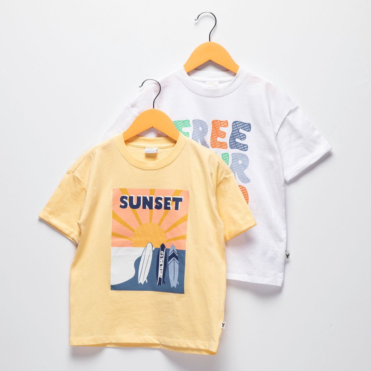 YAMP - Camiseta Niño Pack de 2 unidades con Estampado Manga corta Algodón Yamp